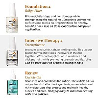 Nail Tek Nail Recovery Kit, Cuticle Oil, Strengthener, Ridge Filler - Restore Damaged Nails in 3 Steps