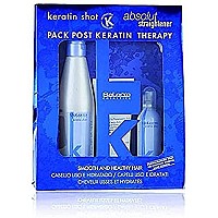 Salerm cosmetics Kit Keratin Shot Maintenance Treatment - Pack of 3 x 26667 ml - Total: 400ml