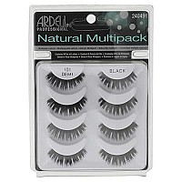 Ardell Natural Multipack Lashes 101 Black, 4 Pairs X 1 Pack