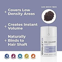 Bosley Professional Strength Hair Thickening Fibers, Dark Brown, 0.42 Ounce