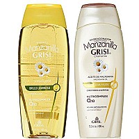 Manzanilla (Chamomille) Shine & Repair Shampoo & Silky & Shine Conditioner Set 400ml by Grisi