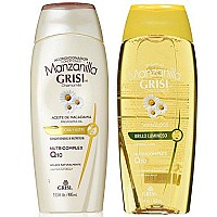 Manzanilla (Chamomille) Shine & Repair Shampoo & Silky & Shine Conditioner Set 400ml by Grisi