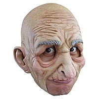 Old Man chinless Adult costume Latex Mask