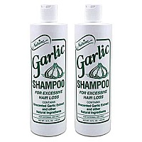 Nutrine Garlic Shampoo Unscented 16oz (Pack of 2)