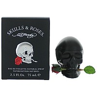 Men's Cologne Fragrance Spray by Ed Hardy, Skulls and Roses, Eau De Toilette, 2.5 Fl Oz