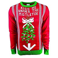 Forum Novelties Under The Mistletoe Ugly christmas Sweater, Large