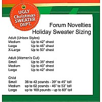 Forum Novelties Under The Mistletoe Ugly christmas Sweater, Large