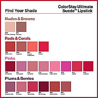 Revlon ColorStay Ultimate Suede Lipstick, Longwear Soft, Ultra-Hydrating High-Impact Lip Color, Formulated with Vitamin E, High Heels (030), 0.09 oz