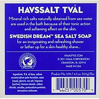 Swedish Dream Sea Salt Soap Set by Kala, 4.3 Ounce (Pack of 3)