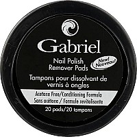 Gabriel Cosmetics Nail Polish Remover | Non-Toxic, Citrus-Scented | All Natural Ingredients | Non-Acetone & Paraben Free | Gentle on Skin | Vegan | Conditions & Preps Nails (Wipe)