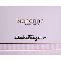 Salvatore Ferragamo Eau De Toilette Spray For Women, 3.4 Ounce