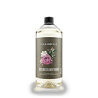 Caldrea Hand Soap Refill, Aloe Vera Gel, Olive Oil And Essential Oils To Cleanse And Condition, Rosewater Driftwood Scent, 32 Oz (Packaging May Vary)