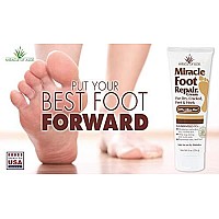 Miracle Foot Repair Cream | 1 Ounce Tube (3) | Fast Relief for Dry, Cracked, Itchy Feet and Heels | Moisturizes | Softens | Restores Comfort | Stops Nasty Odor | Diabetic-Safe