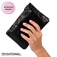 SensatioNail Base and Top Coat Gel Polish Refill Kit - Includes Gel Primer, Black, 0.37 Fl Oz