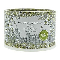 Woods Of Windsor Lily Of The Valley Body Dusting Powder With Puff For Women, 3.5 Ounce