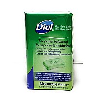 Dial Mountain Fresh Antibacterial Deodorant Soap 3 X 4 Oz