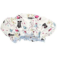 Bath Accessories Bouffant Shower Cap, Lingerie Print