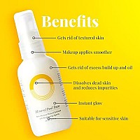 ORG Peel Off Face Cleanser for Gentle Exfoliation and Glowing Skin - Korean Sensitive Skincare - Pore Minimizer Brightening Agent Cruelty Free Natural Formula 2oz