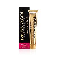 Dermacol - Full Coverage Foundation, Liquid Makeup Matte Foundation With Spf 30, Waterproof Foundation For Oily Skin, Acne, & Under Eye Bags, Long-Lasting Makeup Products, 30G, Shade 210