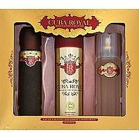 Cuba Royal By Cuba, 3 Piece Gift Set For Men