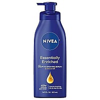 NIVEA Essentially Enriched Body Lotion,Dry to Very Dry Skin, 16.9 Fl Oz, Package may vary