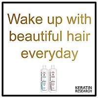 Sulfate Free Shampoo & Conditioner 2x 1000ml Bottles Value Set infused with Moroccan Argan Oil, By Keratin Research post treatment shampoo