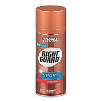 Right Guard Sport Deodorant, Aerosol, Original 8.5 oz (Pack of 6)