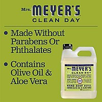 Mrs. Meyer's Hand Soap Refill, Made with Essential Oils, Biodegradable Formula, Lemon Verbena, 33 fl. oz