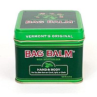 Vermont's Original Bag Balm for Dry Chapped Skin Conditions 8 Ounce Tin