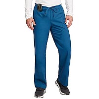 Dickies Mens Big And Tall Big & Tall Drawstring Scrub Pant, Caribbean Blue, Xxxxx-Large