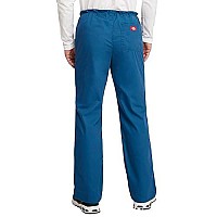 Dickies Mens Big And Tall Big & Tall Drawstring Scrub Pant, Caribbean Blue, Xxxxx-Large