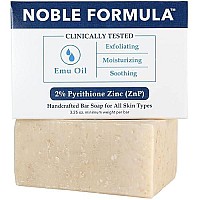 Noble Formula 2% Pyrithione Zinc (ZnP) Original Emu Bar Soap, 3.25 oz