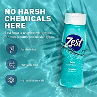 Zest Bodywash Aqua, 18 Fl Oz (Pack Of 6)