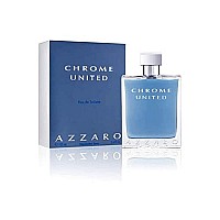 Azzaro Chrome United Eau De Toilette - Mens Cologne , 34 Fl Oz (Pack Of 1)