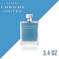 Azzaro Chrome United Eau De Toilette - Mens Cologne , 34 Fl Oz (Pack Of 1)