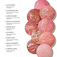 LAURA GELLER NEW YORK Baked Blush-n-Brighten Marbleized Blush - Pink Grapefruit Creamy Lightweight Satin Finish