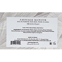 Amouage Honour Mens Eau De Parfum Spray, 3.4 Fl Oz