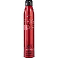 SexyHair Big Get Layered Flash Dry Thickening Hairspray, 8 Oz | Buildable Texture, Volume and Shine | Up to 72 Hours of Humidity Resistance