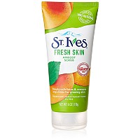 St Ives Fresh Skin Face Scrub Deeply Exfoliates for Smooth, glowing Skin Apricot Dermatologist Tested, Made with 100% Natural Exfoliants 6 oz