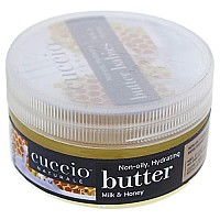 Cuccio Naturale Butter Babies - Ultra-Moisturizing, Renewing, Smoothing Scented Body Cream - Deep Hydration For Dry Skin Repair - Formulated With All Natural Ingredients - Milk & Honey - 1.5 Oz