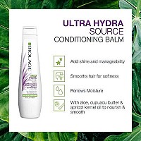 Biolage Ultra Hydra Source Conditioning Balm | Deep Hydrating Conditioner | Renews Hair's Moisture | For Very Dry Hair | Silicone-Free | Vegan | 13.5 Fl. Oz