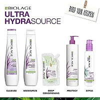 Biolage Ultra Hydra Source Conditioning Balm | Deep Hydrating Conditioner | Renews Hair's Moisture | For Very Dry Hair | Silicone-Free | Vegan | 13.5 Fl. Oz