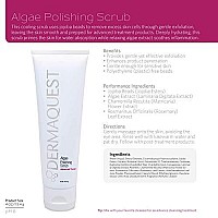 DermaQuest Advanced Therapy Algae Polishing Facial Scrub - Plastic-Free Environmentally Safe - Minimize Pores & Soothe Inflammation - Deeply Hydrating Gentle Exfoliation for All Skin Types (4oz)