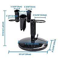 Aw Tabletop Blow Dryer Hair Iron Holder Salon Appliance Stand With 3 Outlets For Stylist Hot Tool Straightener