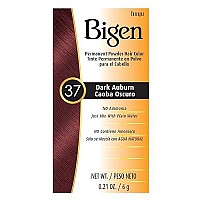 37 Dark Auburn Bigen Permanent Powder - 6 Pack