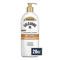 gold Bond Softening Hydrating Lotion, 20 oz, With Shea Butter for Rough & Dry Skin