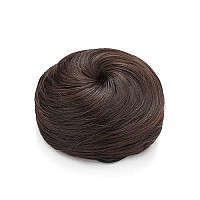 Onedor Synthetic Fiber Hair Extension Chignon Donut Bun Wig Hairpiece (6 - Medium Chestnut Brown)