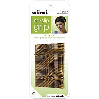 Scunci No-Slip Grip Beautiful Blends Bobby Pins, 0.076 Pound