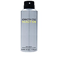 Kenneth Cole Reaction Body Spray - 6 Oz, Clear Scent