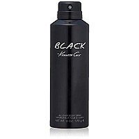 Kenneth Cole Black Body Spray for Men, 6 Fl Oz